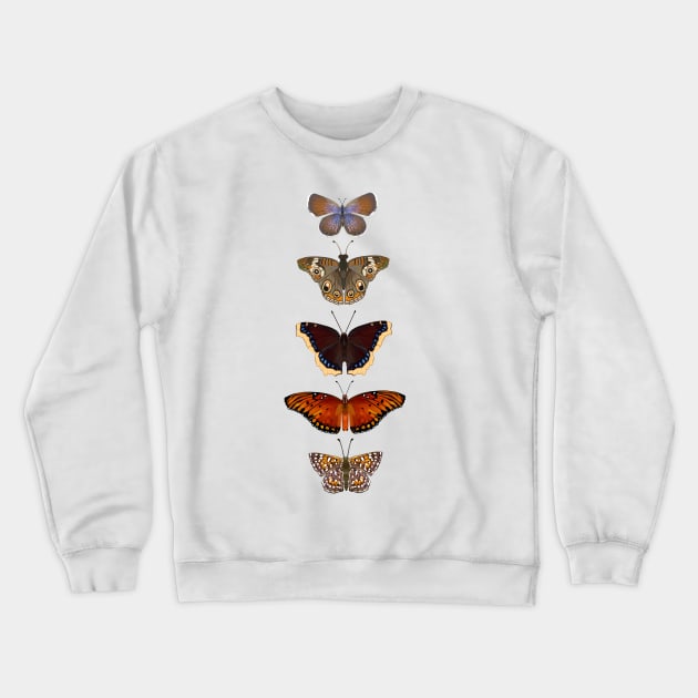 California Butterflies Crewneck Sweatshirt by juliabohemian